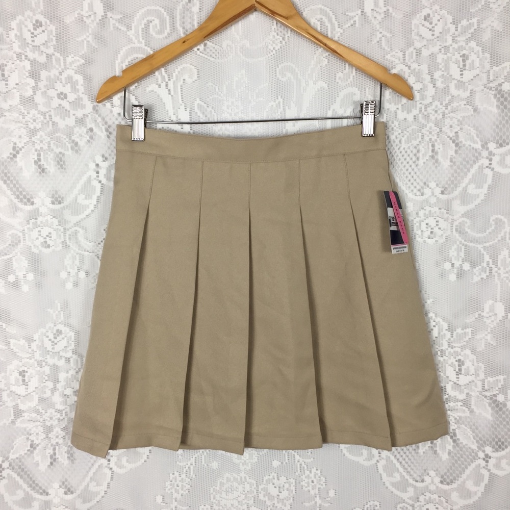 Izod NWT little girls school pleated uniform skort skirt academic